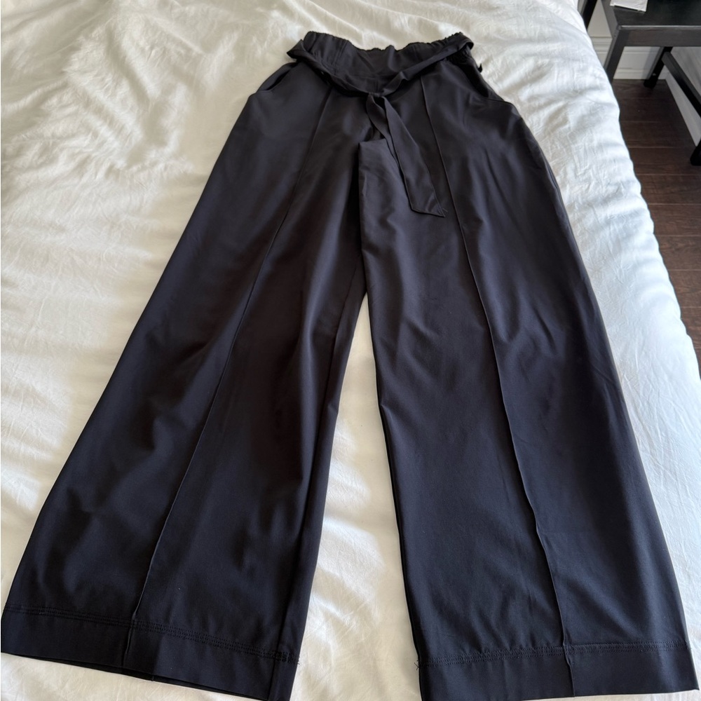 lululemon athletica Black Wide-Leg Pants